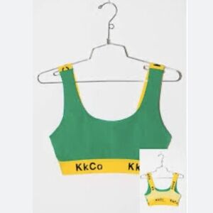 KkCo Sports Bra Nordstrom Womens Small Lemon Lime NWOT